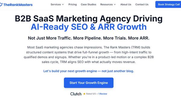 The Rank Masters (TRM) - B2B SaaS SEO that Turns Rankings into Revenue