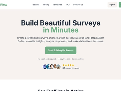 EvalFlow - Drag-and-Drop Surveys with Real-Time Insights