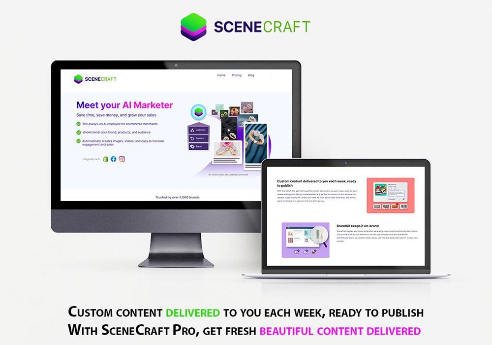 SceneCraft AI — Generate, Refine, and Publish Social Posts at Scale
