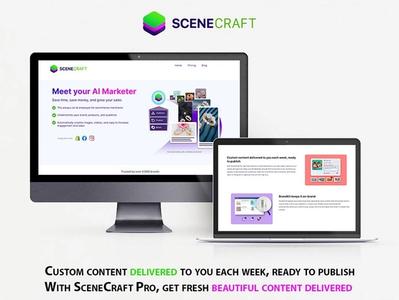 SceneCraft AI — Generate, Refine, and Publish Social Posts at Scale