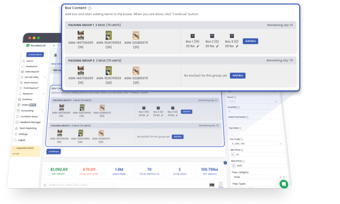 AccelerList — List Faster, Reprice Smarter, Sell on Amazon & eBay project image 1