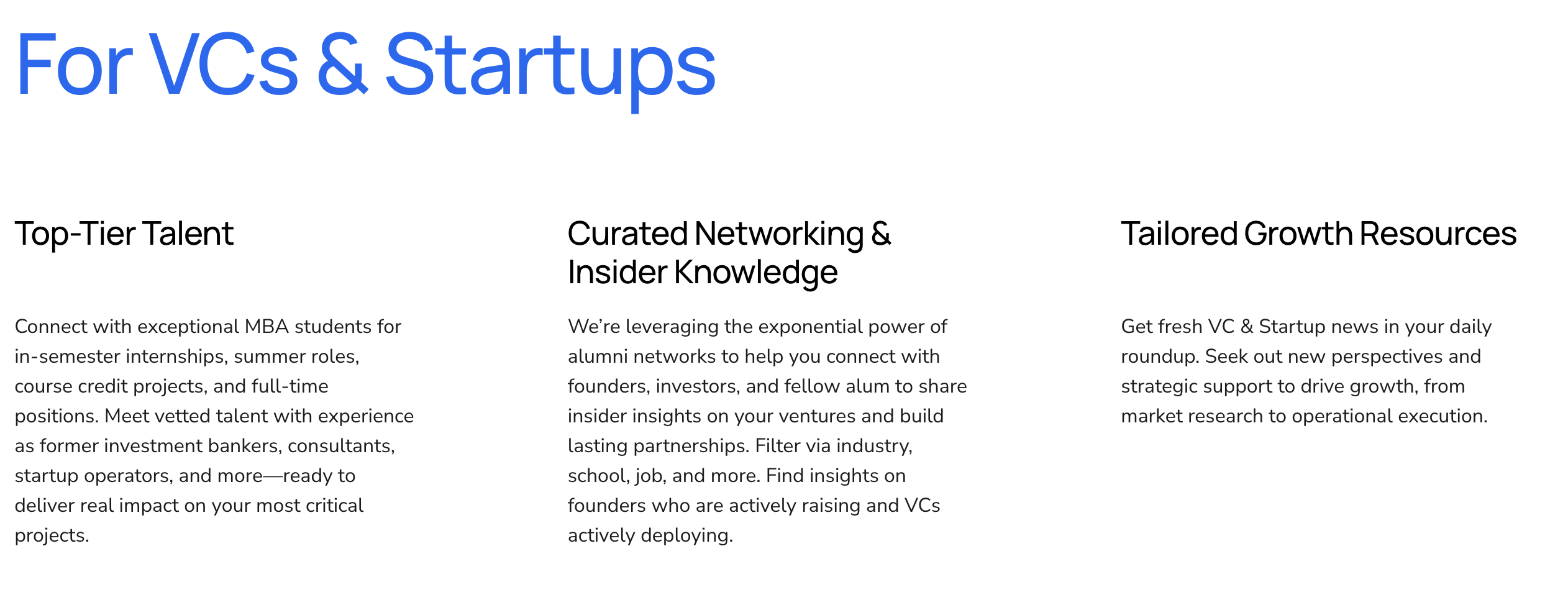 BlueBox — The Alumni-Powered Network for MBAs, Startups & VCs project image 1