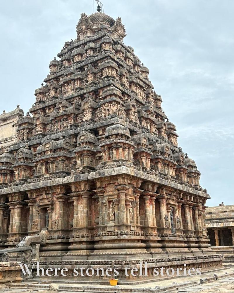 Steinskulpturen am Tempel von Darasuram in Tamil Nadu