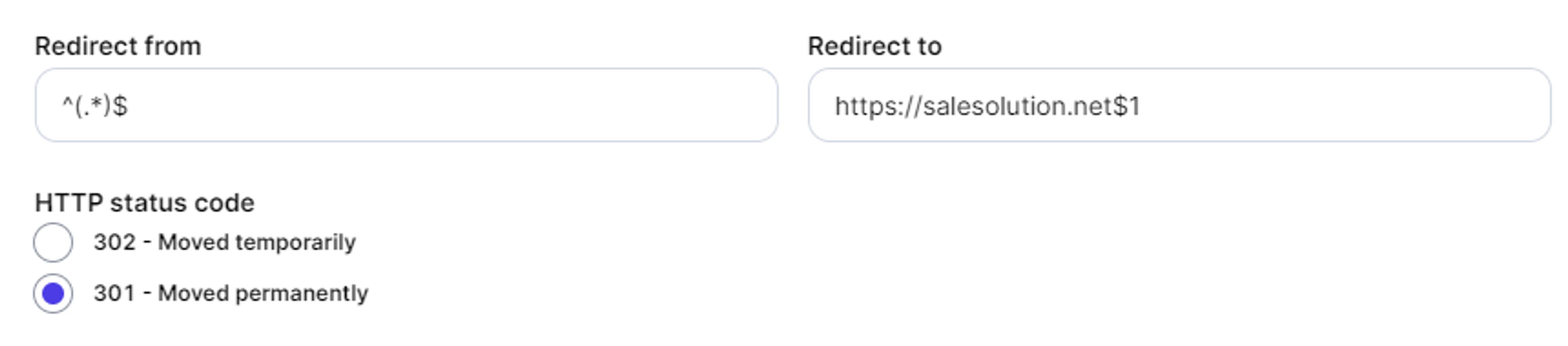 301 redirect http to https example template