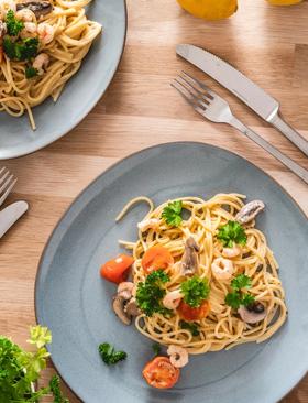 Spaghetti med rejer og cherrytomater | Kategori