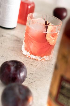 Plum Rum Cocktail