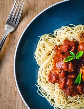 Spaghetti med kødboller | Kategori