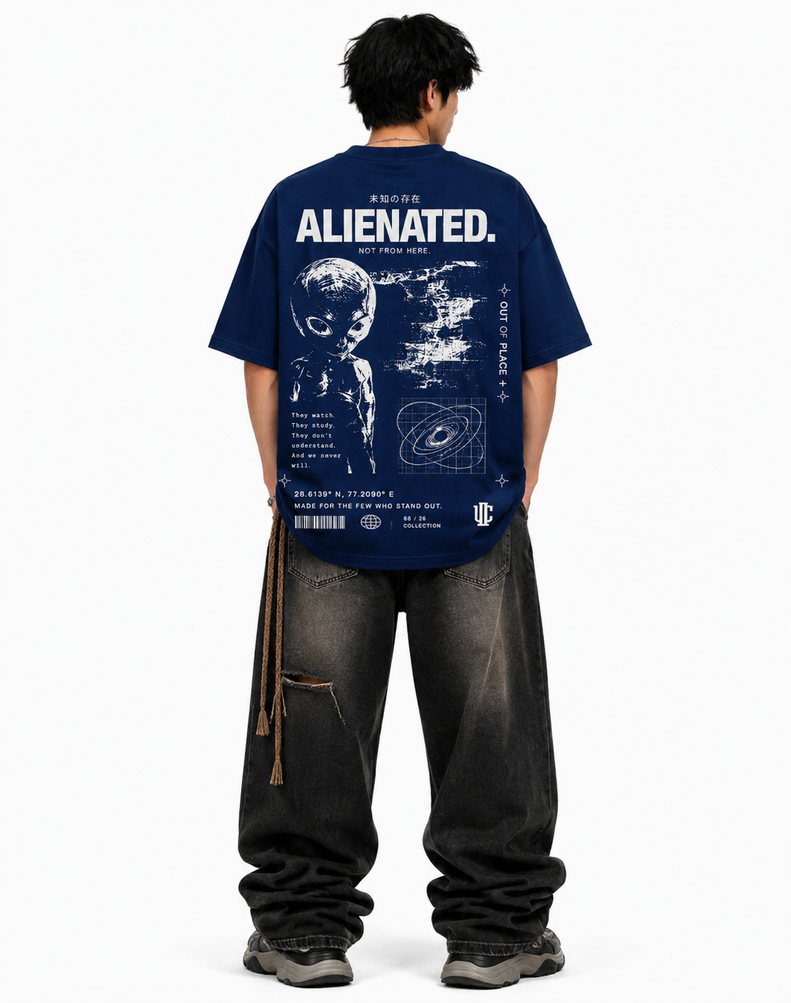 Alien Entity Oversized Tee alternate view