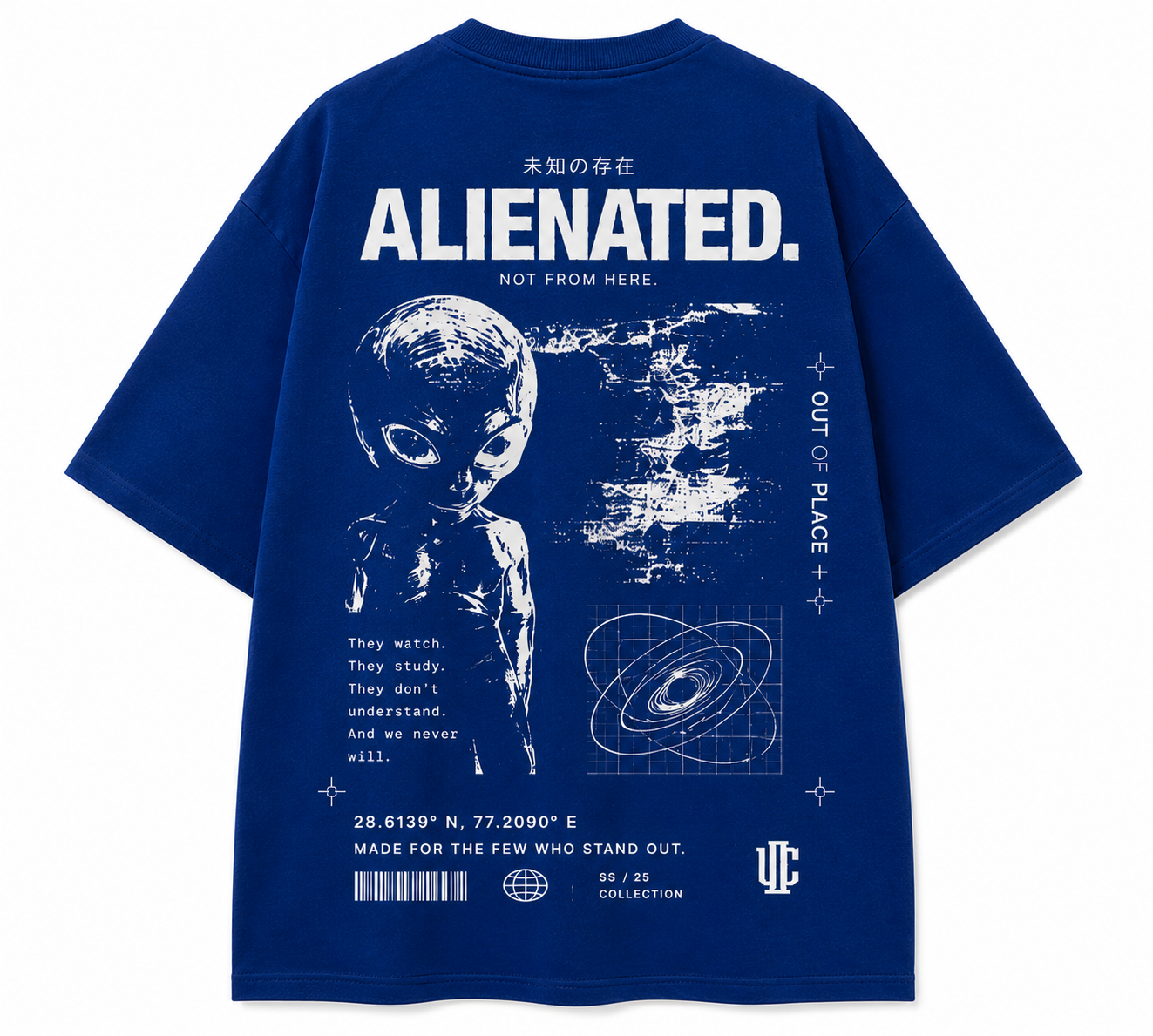 Alien Entity Oversized Tee alternate view