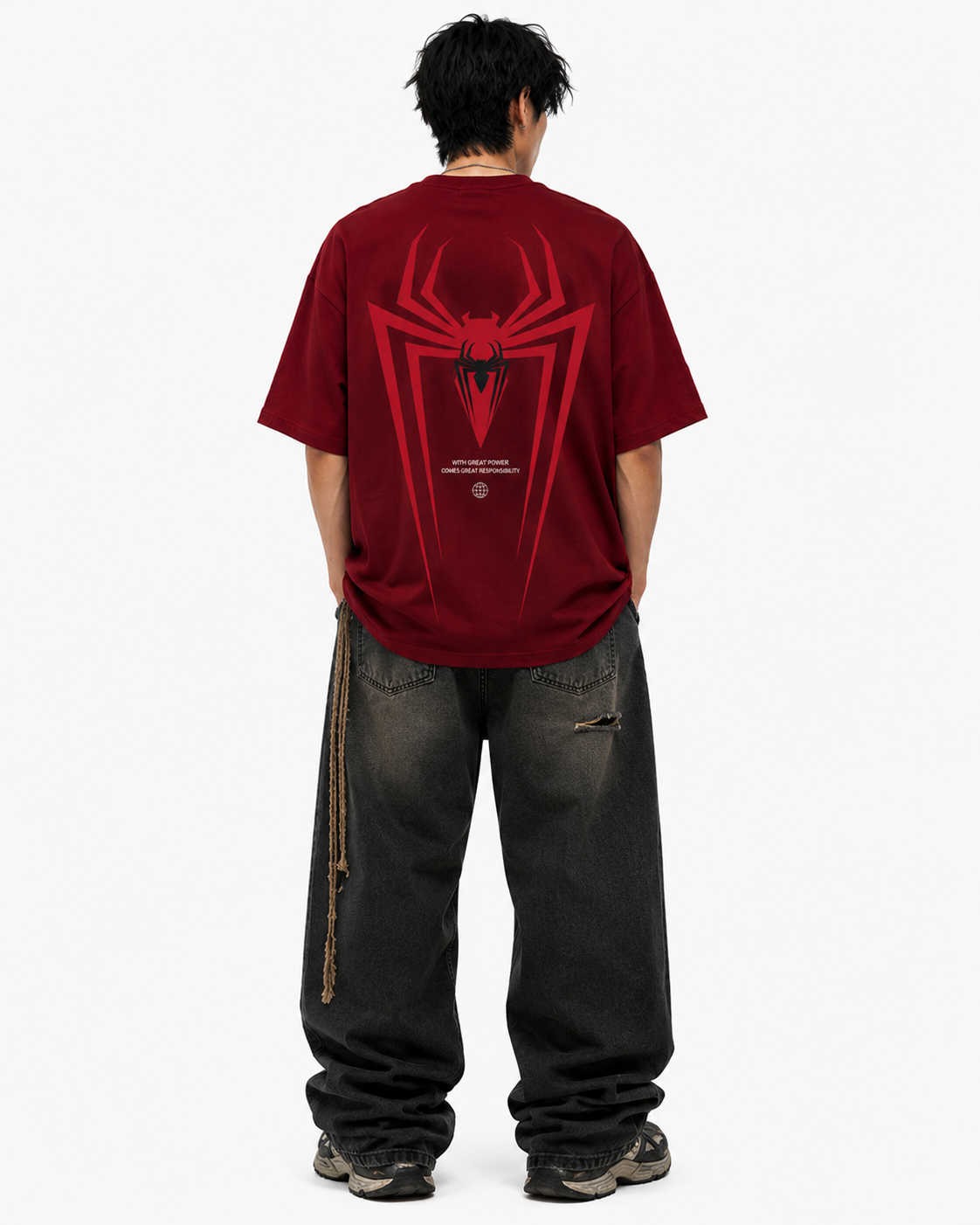Vintage Comic Oversized Graphic Tee alternate view