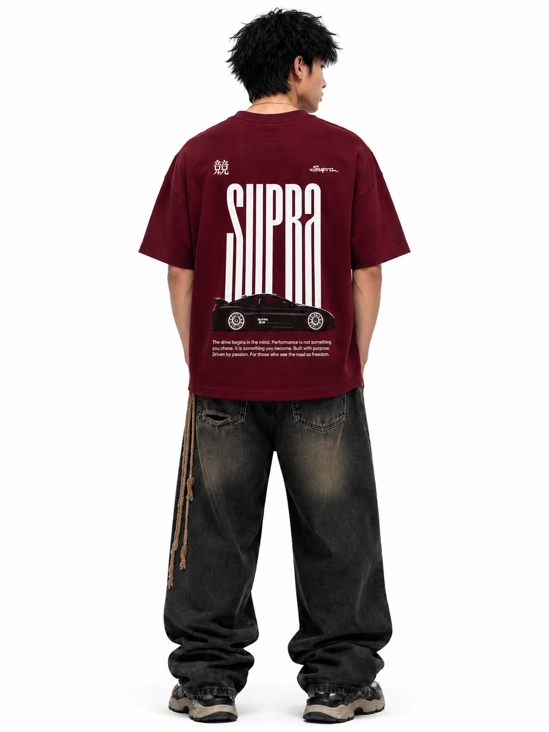 Supra Midnight Racer Oversized Tee alternate view