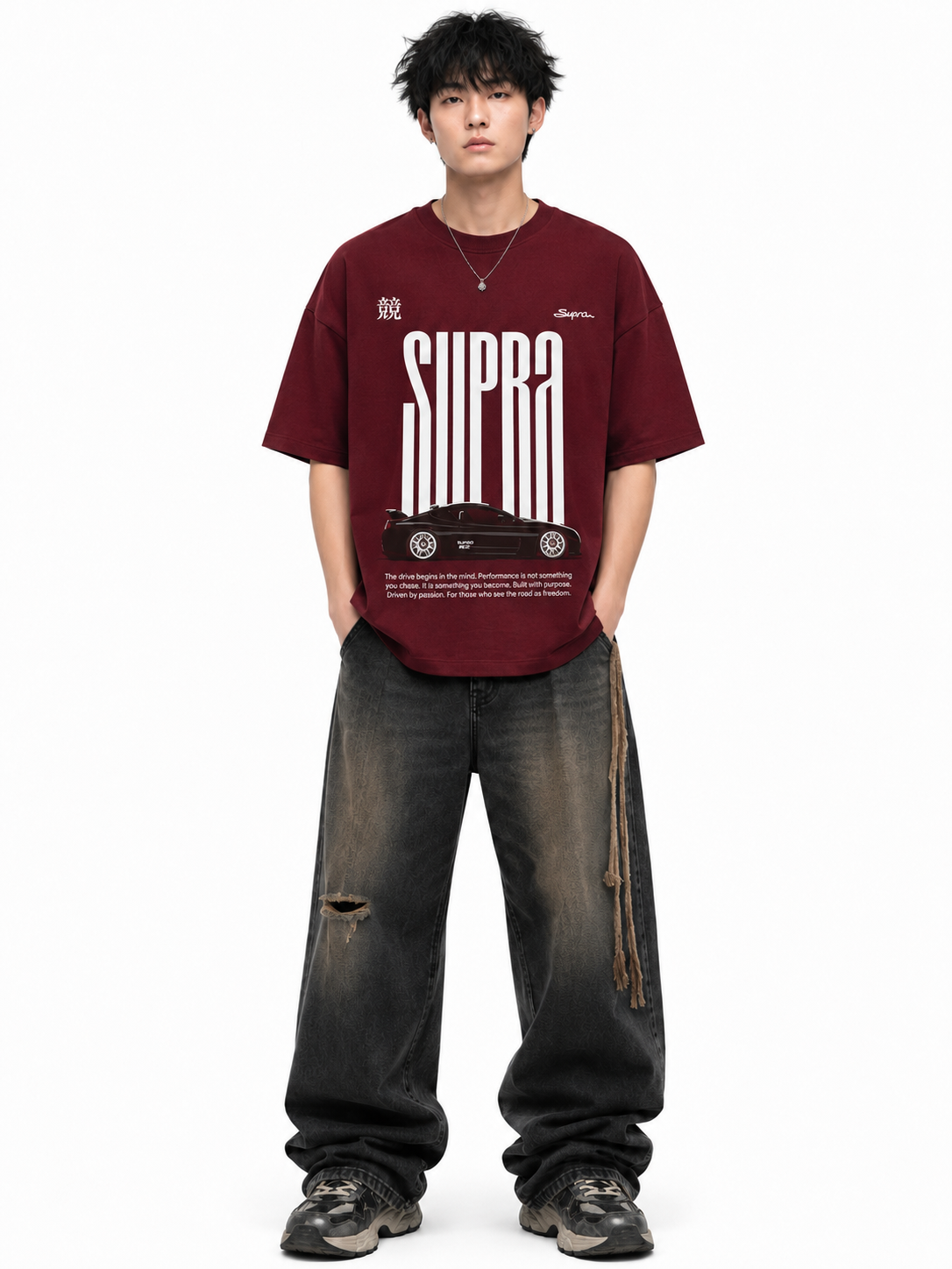 Supra Midnight Racer Oversized Tee