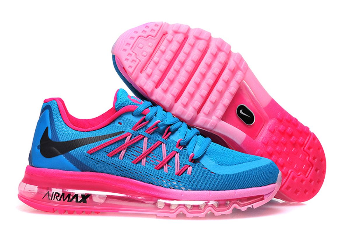 NIKE-Air-Max-2015-Femme-Royal-Bleue-et-Peach-Rose-et-Noire-SF182