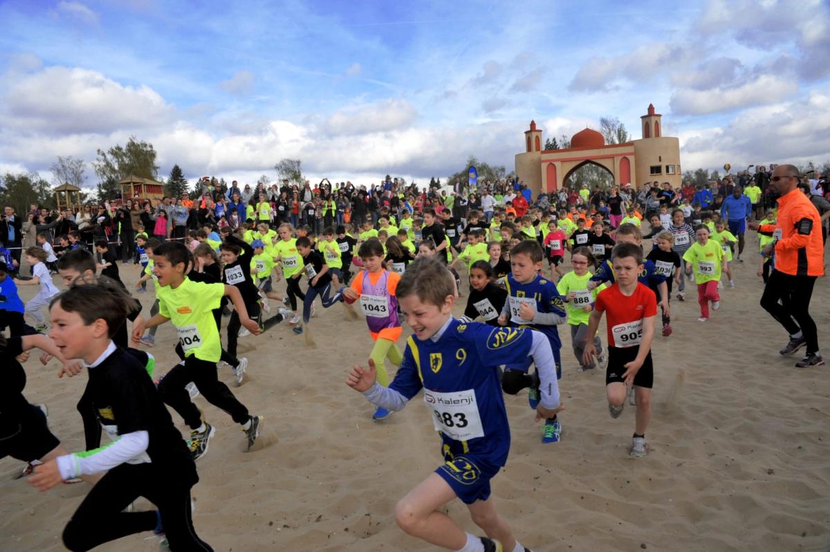 Les foulées de la mer de sable 2015 course enfants