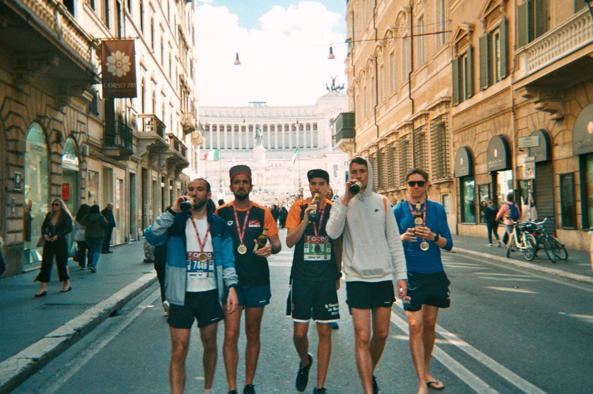 Marathon de rome jolie foulée