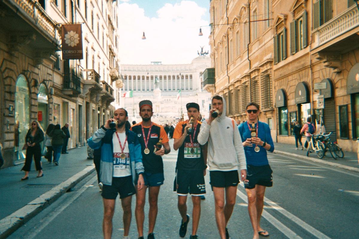Marathon de rome jolie foulée