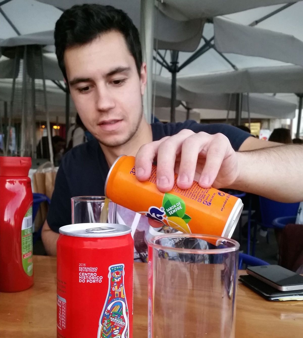Un putain de Fanta orange un samedi soir en terrasse !!