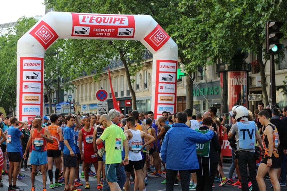 echauffement 10K lequipe