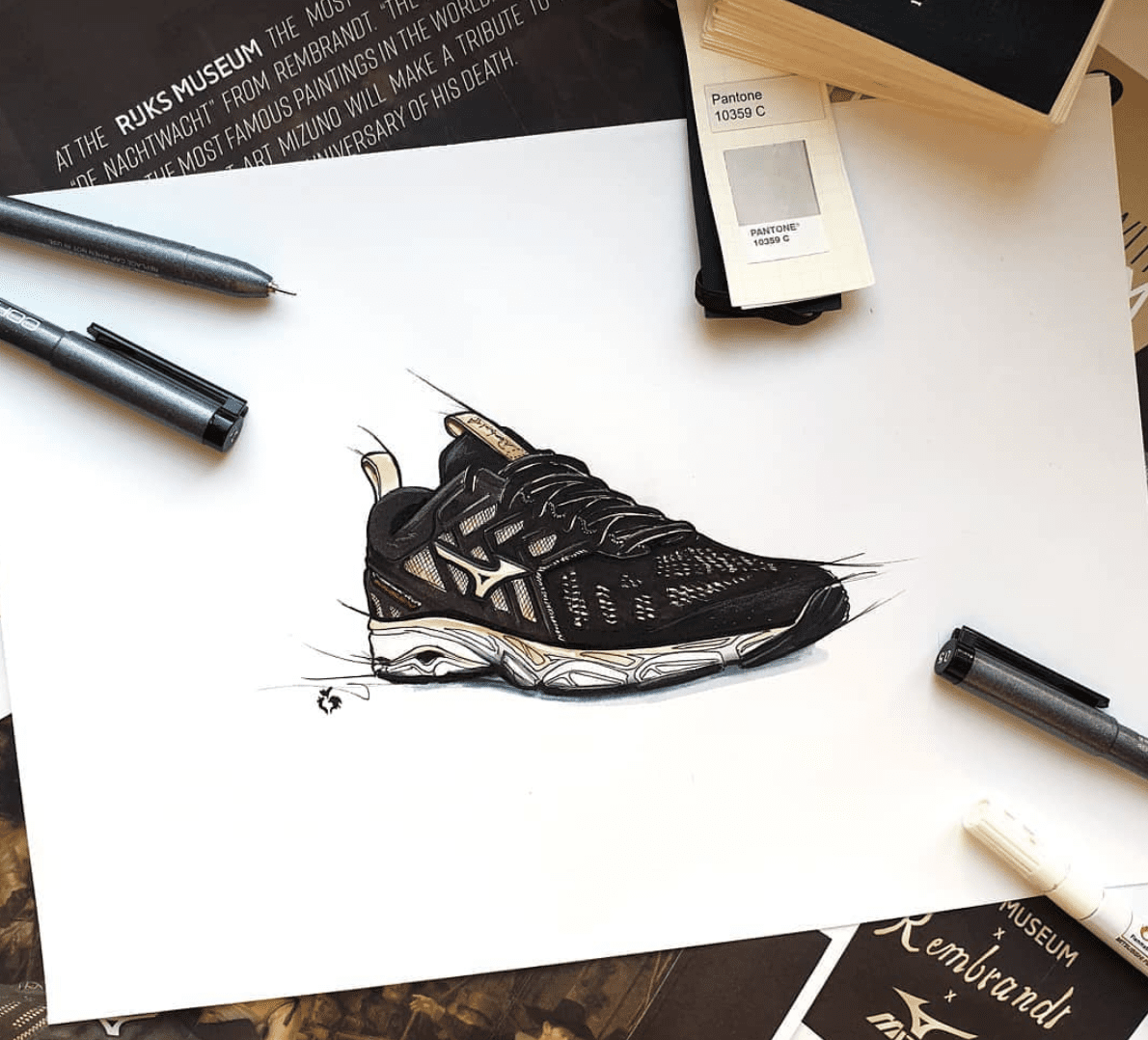 MIZUNO WAVE ULTIMA 11 JKSMUSEUM X REMBRANDT AMSTERDAM MARATHON