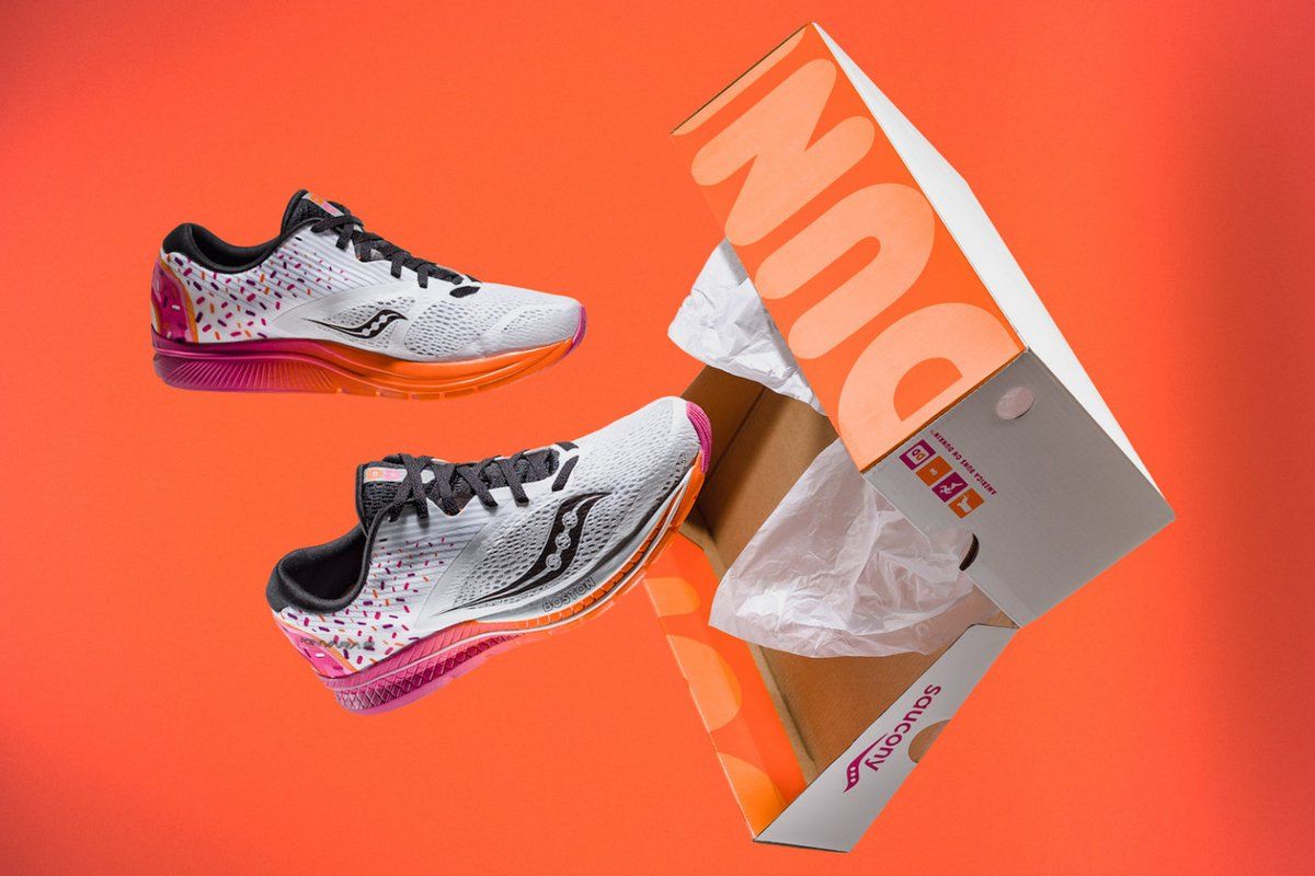 3 paires de running à pleurer à votre pote qui va taper le marathon de Boston. Adidas running adizero boston boost / Altra Running Escalante / Saucony Kinvara