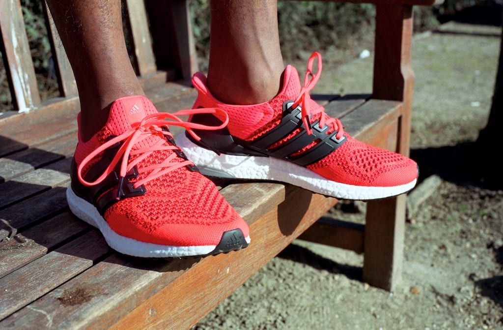 Adidas Ultra boost solar red