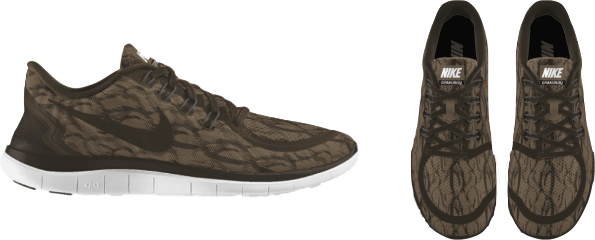 NIKE FREE RUNNING iD GYAKUSOU Camo green