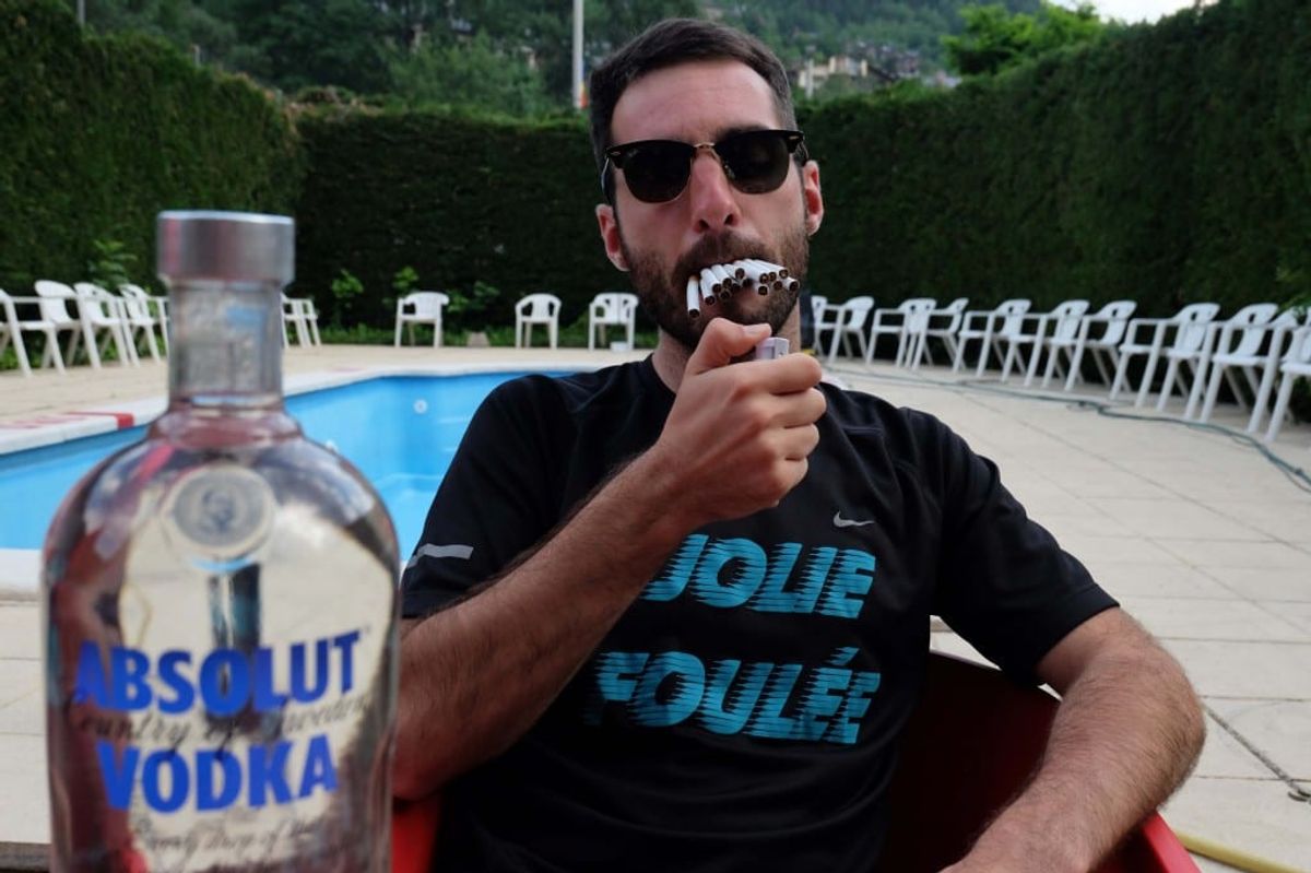 Jérémie, la veille du Solidaritrail.