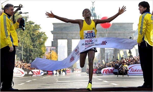 marathon de berlin Haile Gebreselassie