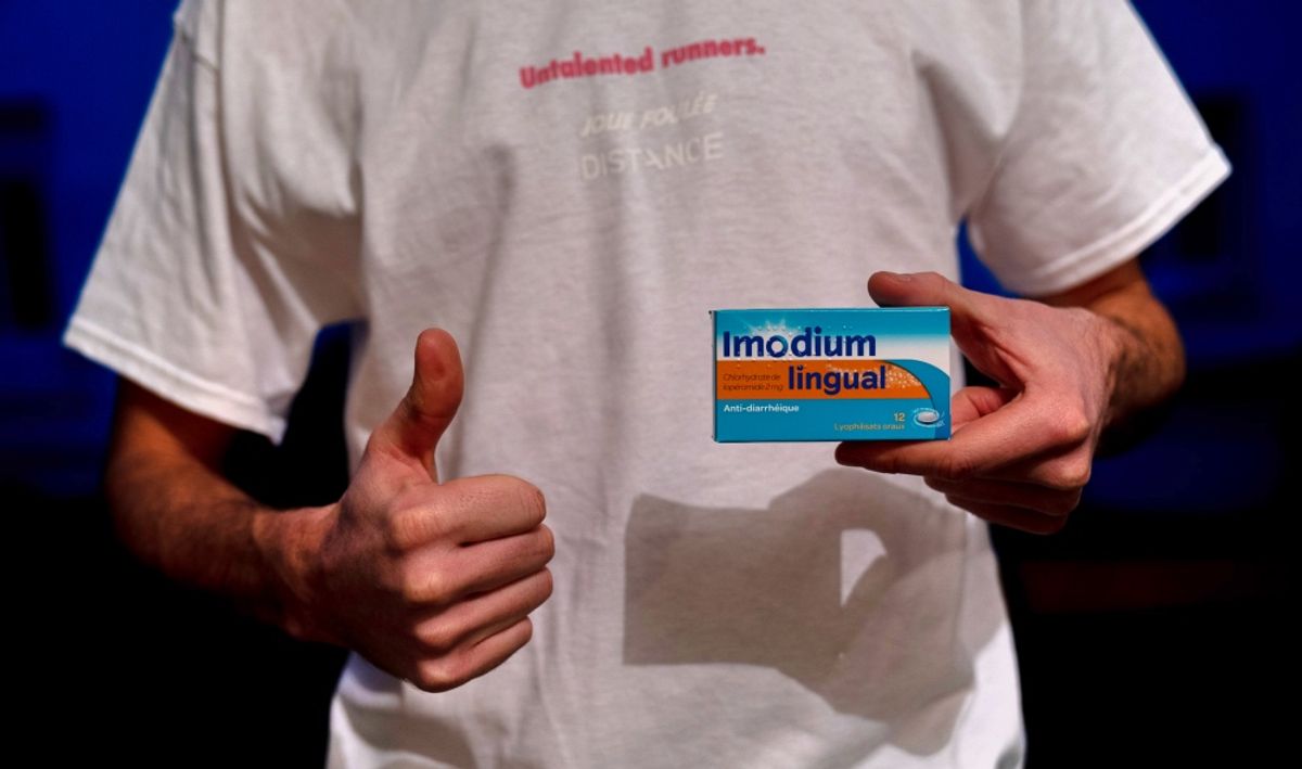 jolie foulée caca course à pied marathon imodium