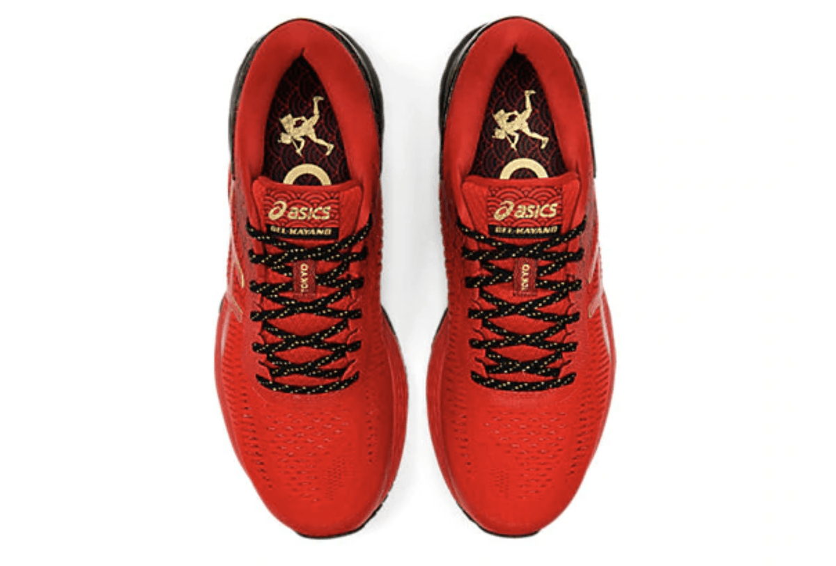 RED EMOTION ASICS RUNNING 2019 TOKYO MARATHON KAYANO TARTHER JAPAN