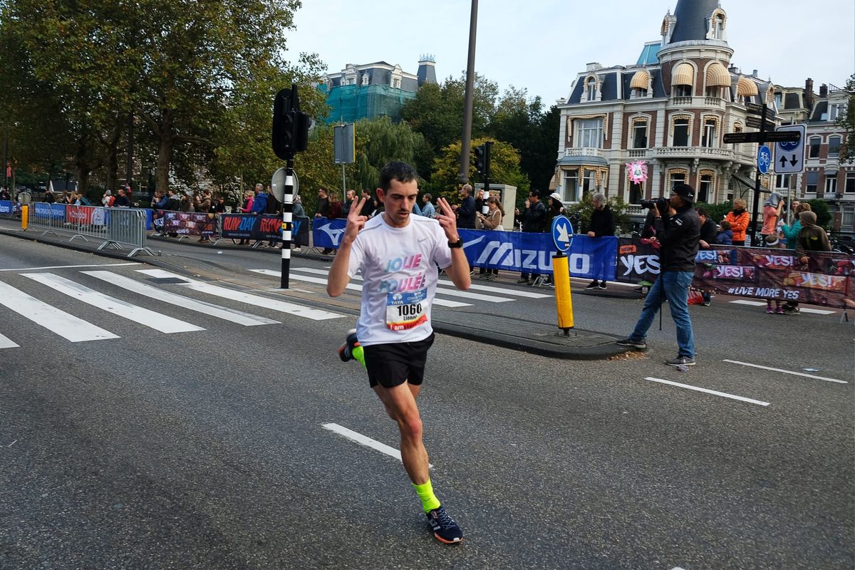 marathon d'amsterdam - Lionel