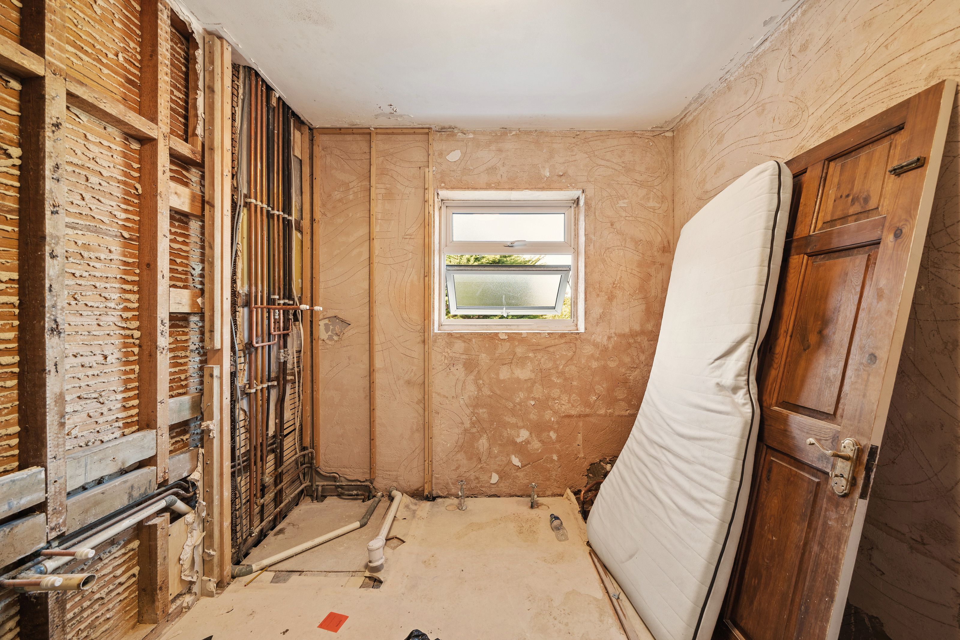 Bathroom, from the window before the work