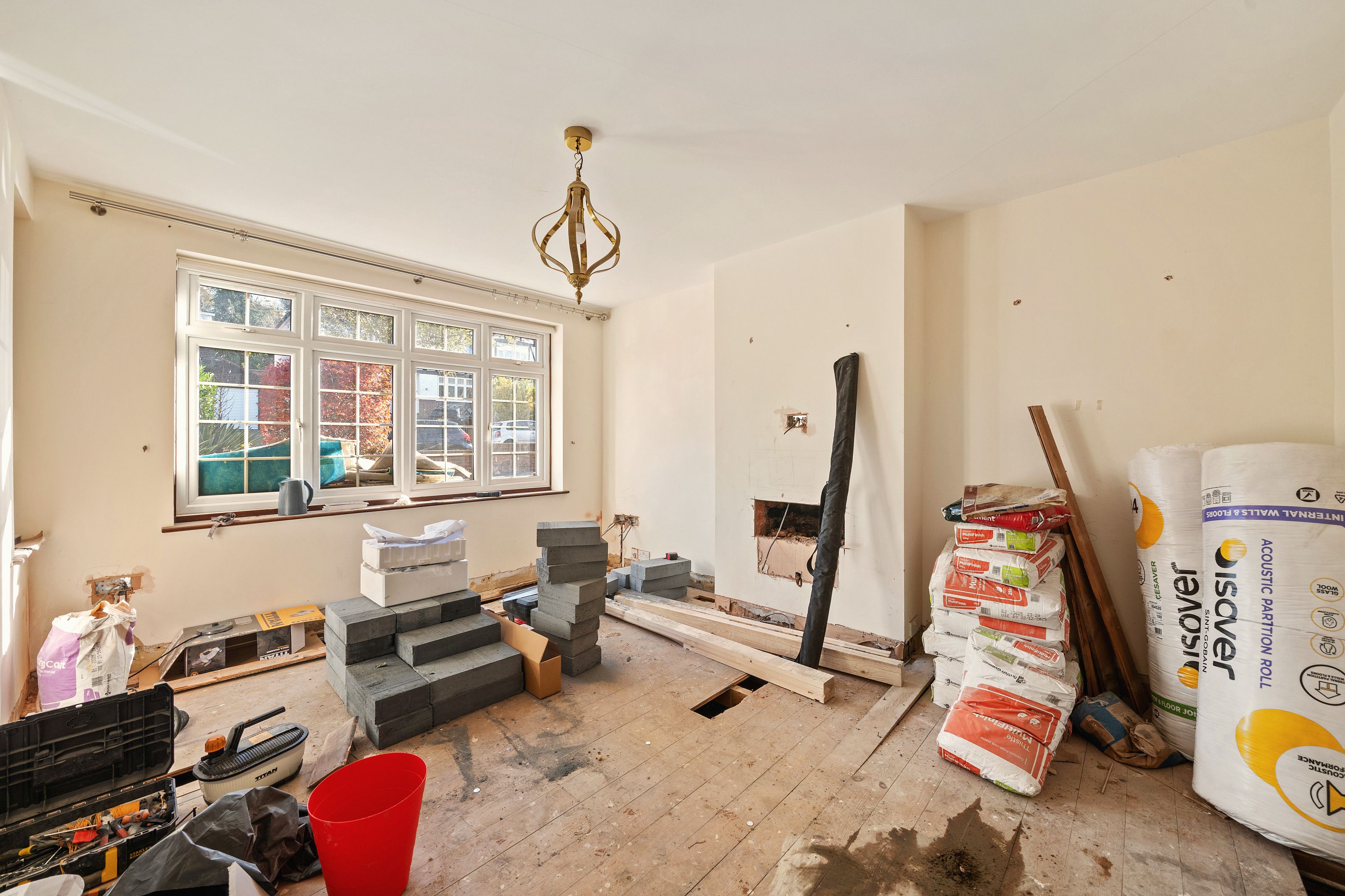 Front room before the work