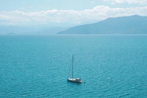 Somewhere in the Argolic Gulf. Taken on 03.05.2022 in Nafplion, Greece.