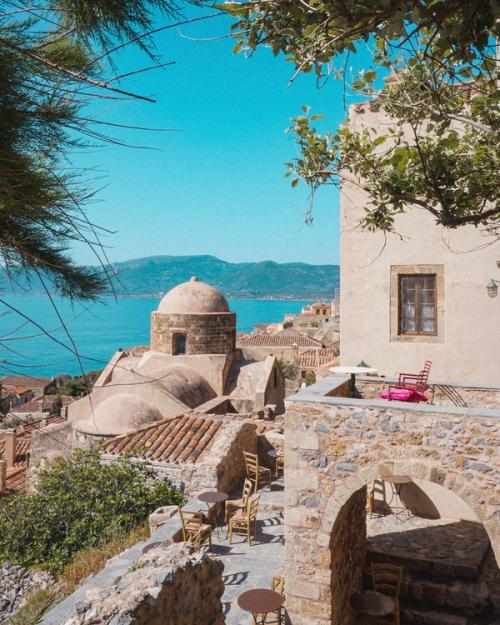 Monemvasia, Peloponnese/ Greece. Taken on 05.05.2022 in Monemvasia, Greece. Monemvasia, Peloponnese/ Greece. Taken on 05.05.2022 in Monemvasia, Greece.