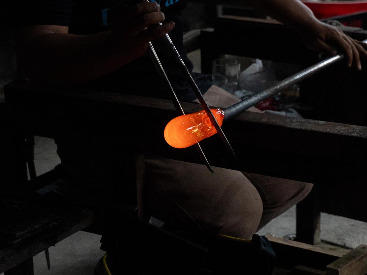 Shaping the glass