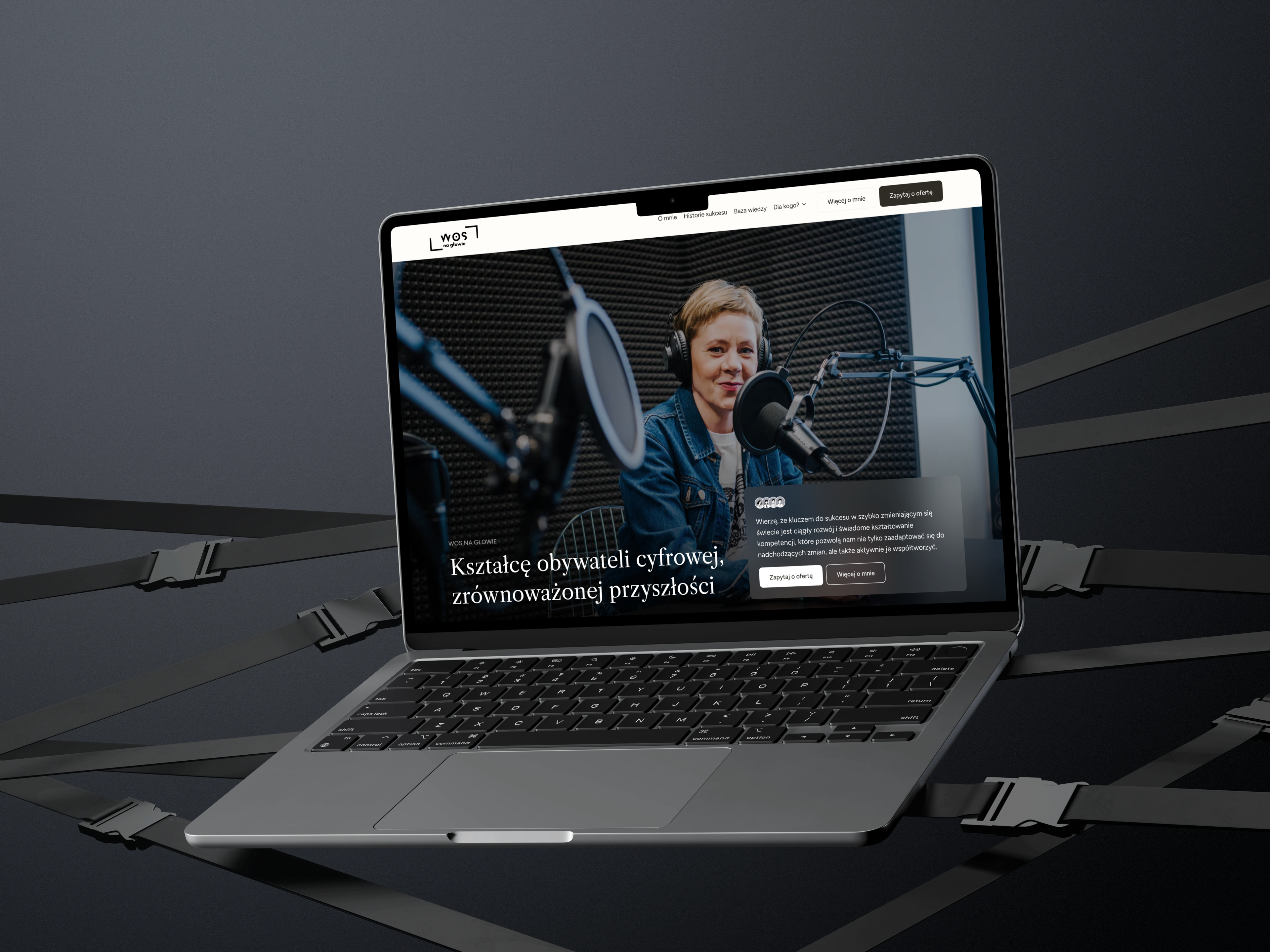 MockUp projektu strony internetowej WOS na Głowie