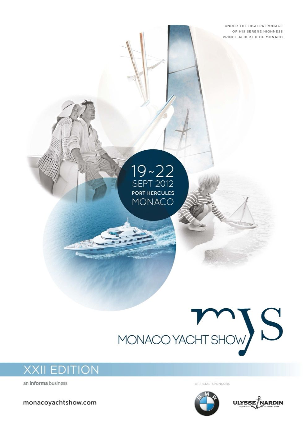 Official poster of the 2012 Monaco Yacht Show