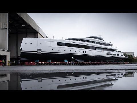 Still from the Lürssen film on the 82 metre yacht HAVEN, as published on the Lürssen YouTube channel