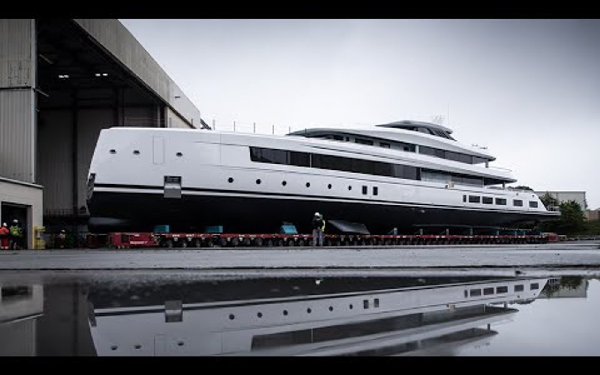 Still from the Lürssen film on the 82 metre yacht HAVEN, as published on the Lürssen YouTube channel