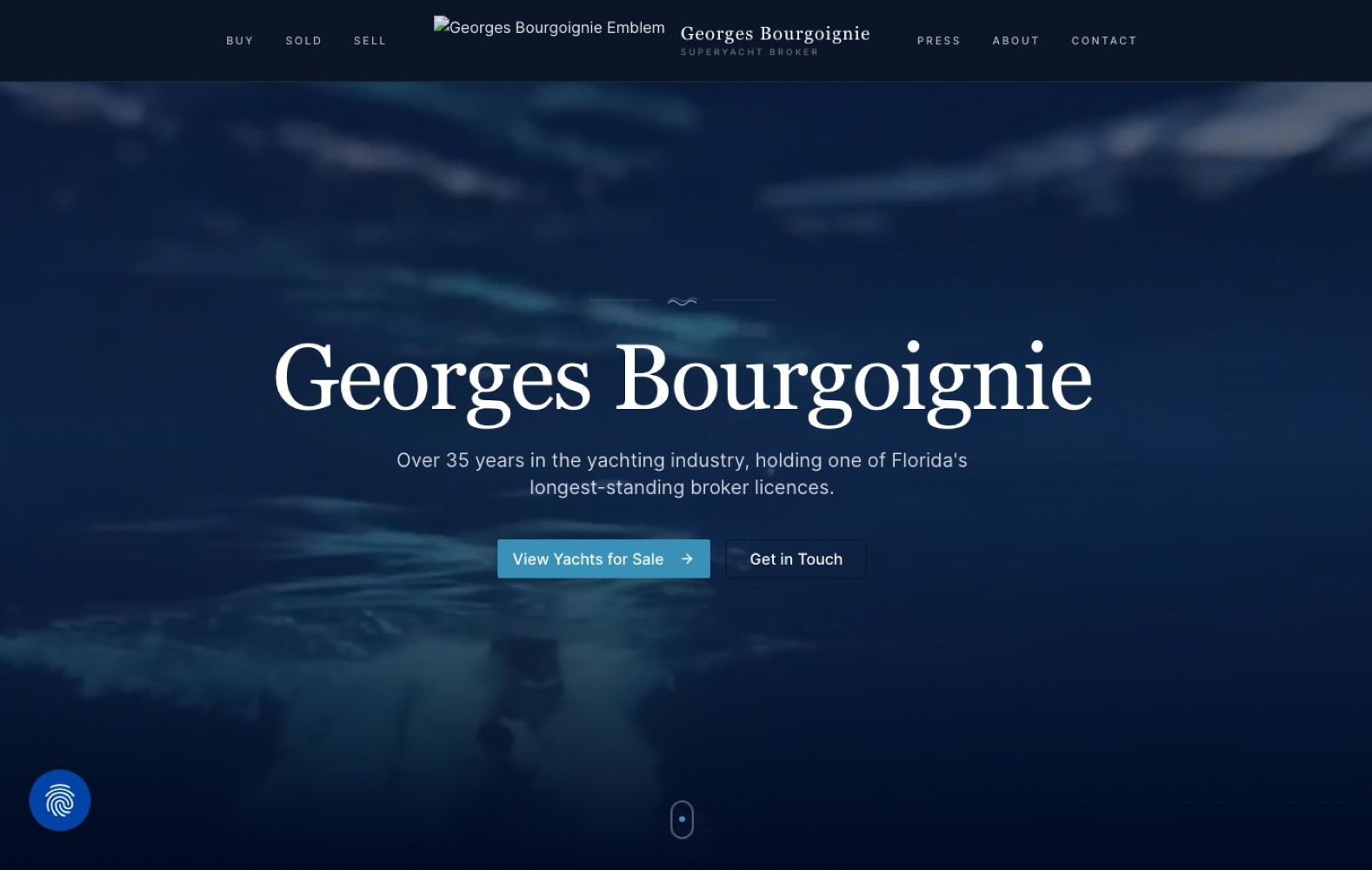 The Georges Bourgoignie website, home page