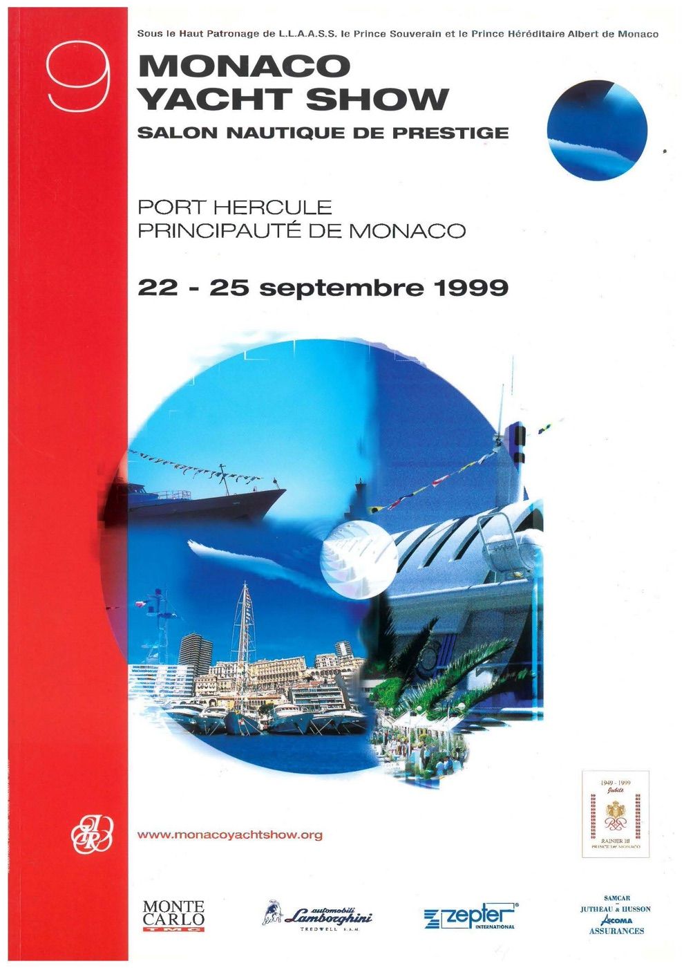Official poster of the 1999 Monaco Yacht Show