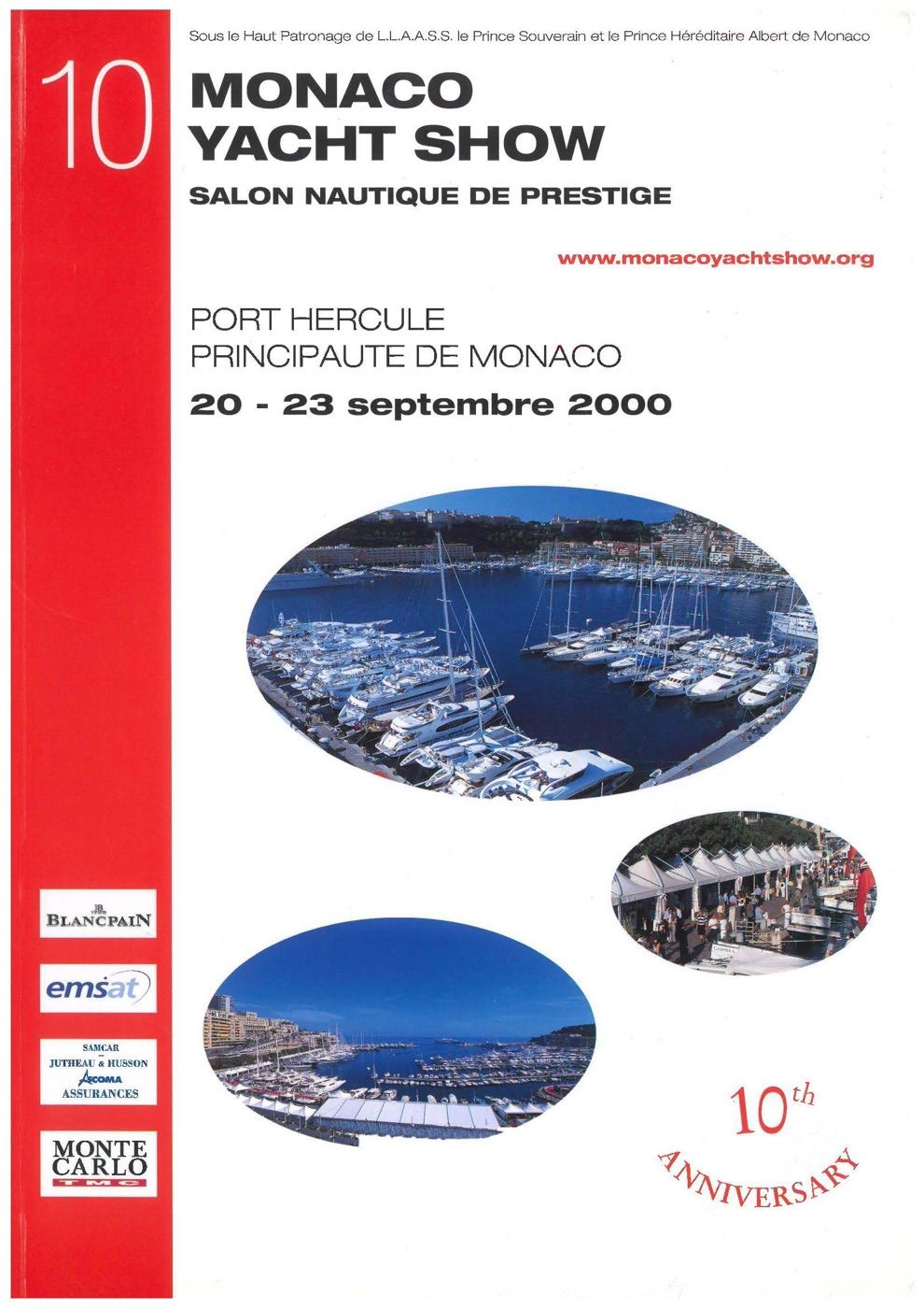 Official poster of the 2000 Monaco Yacht Show