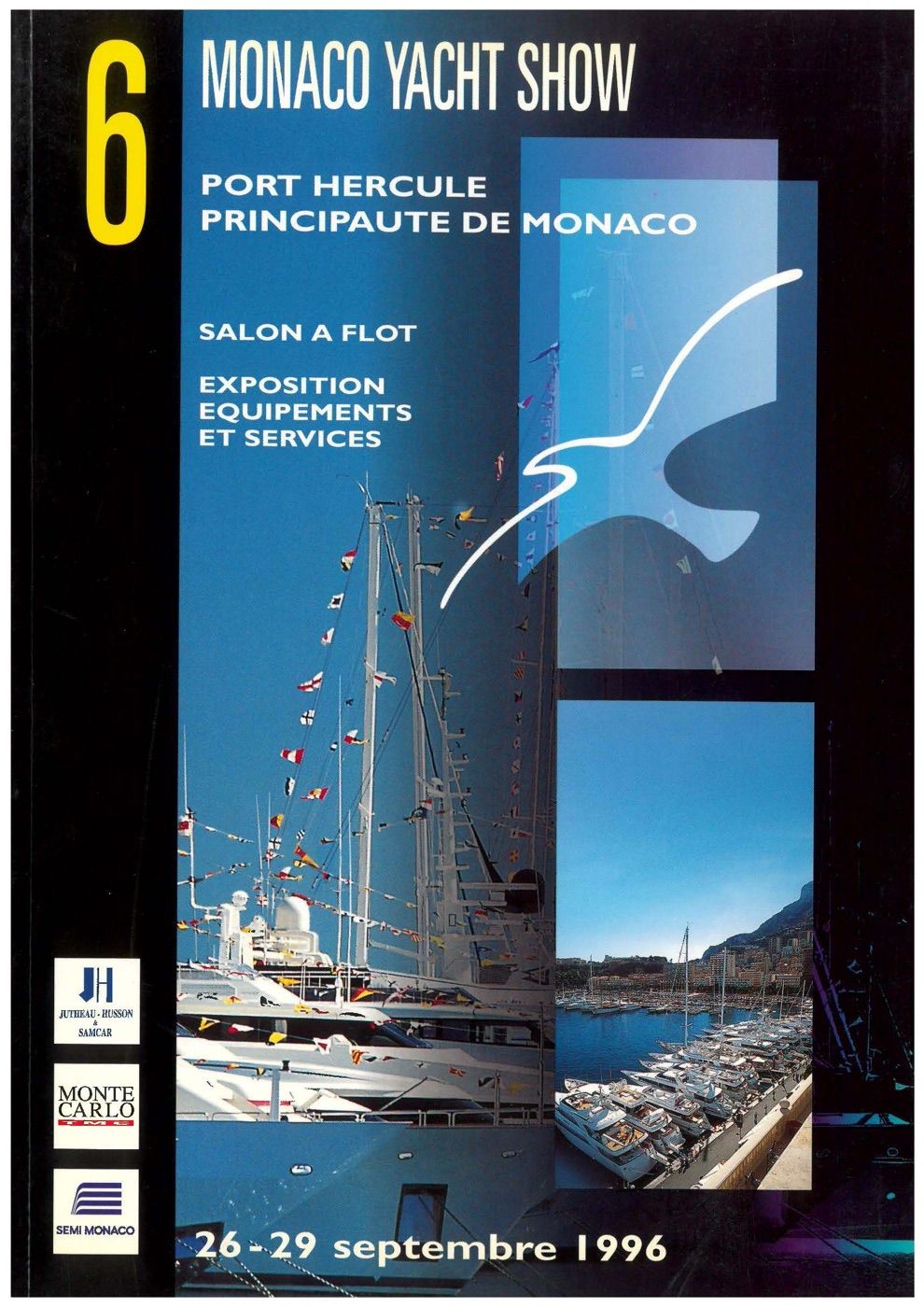 Official poster of the 1996 Monaco Yacht Show