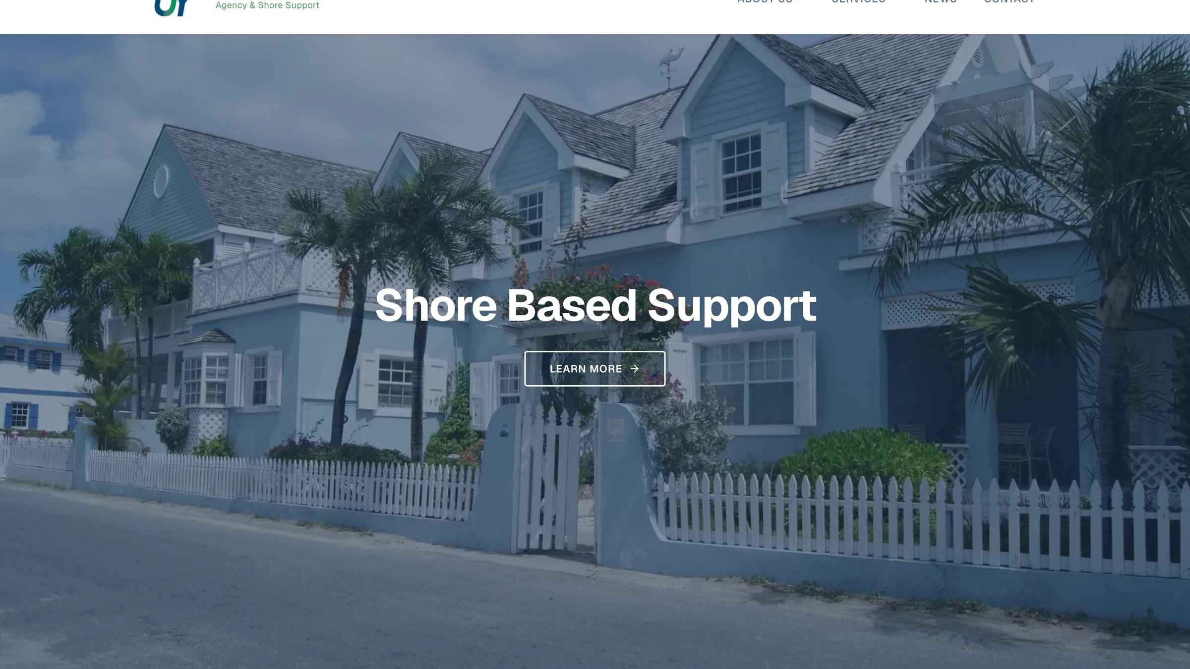 The United Island & Yacht website, home page