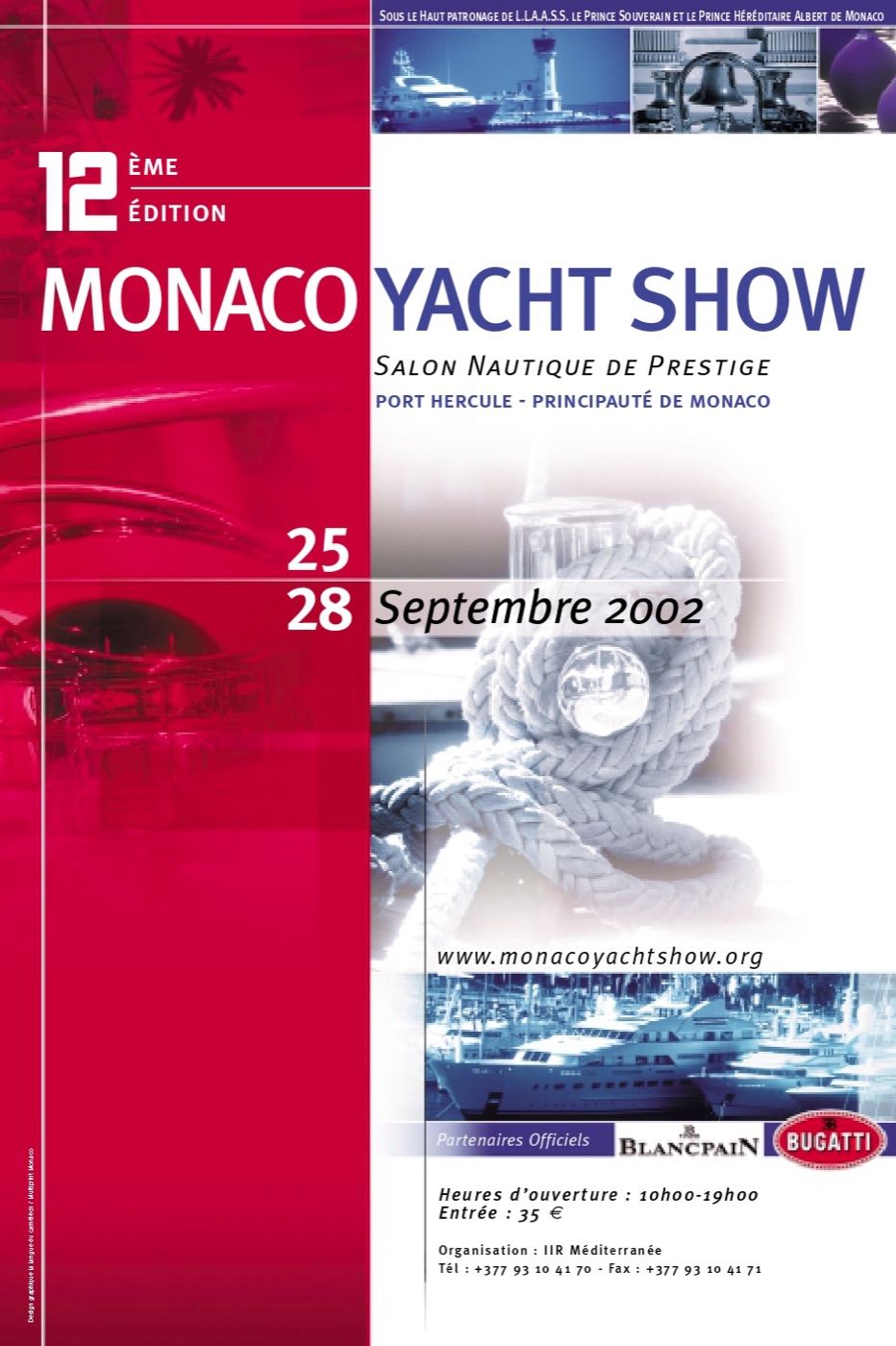 Official poster of the 2002 Monaco Yacht Show
