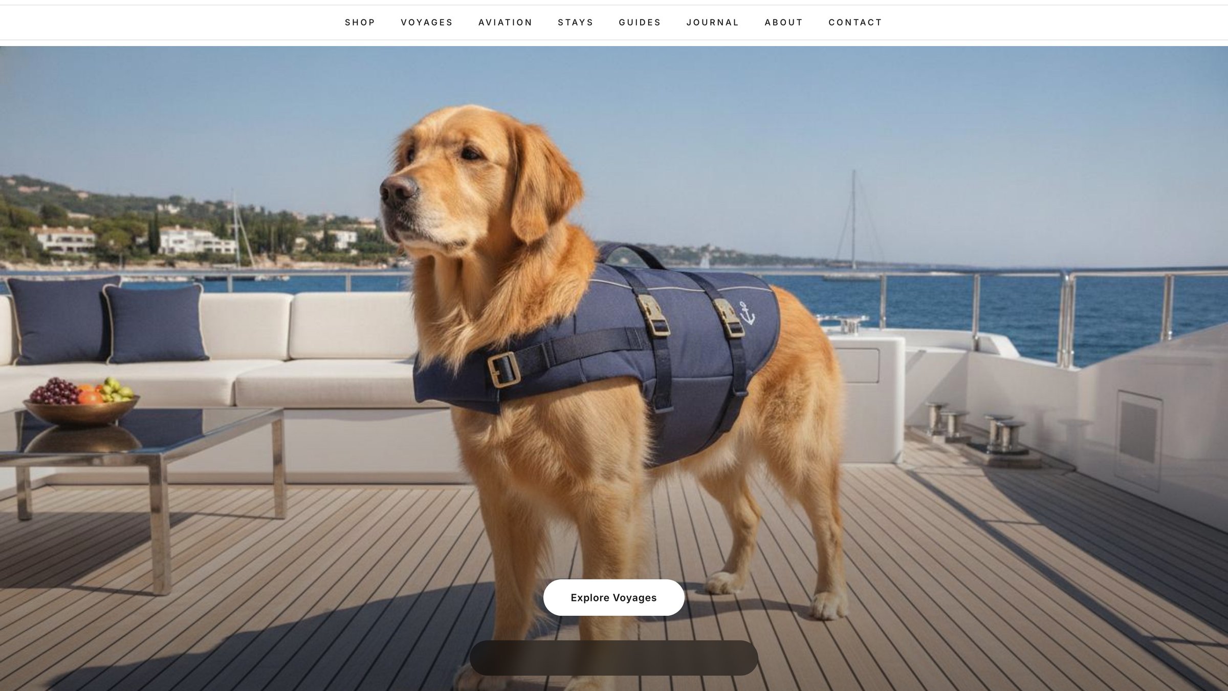 The Hound website, home page
