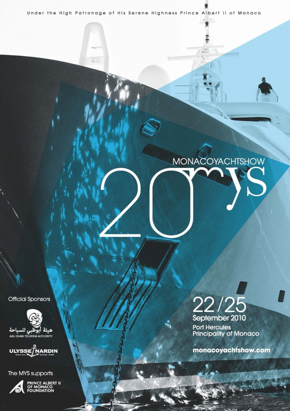 Official poster of the 2010 Monaco Yacht Show