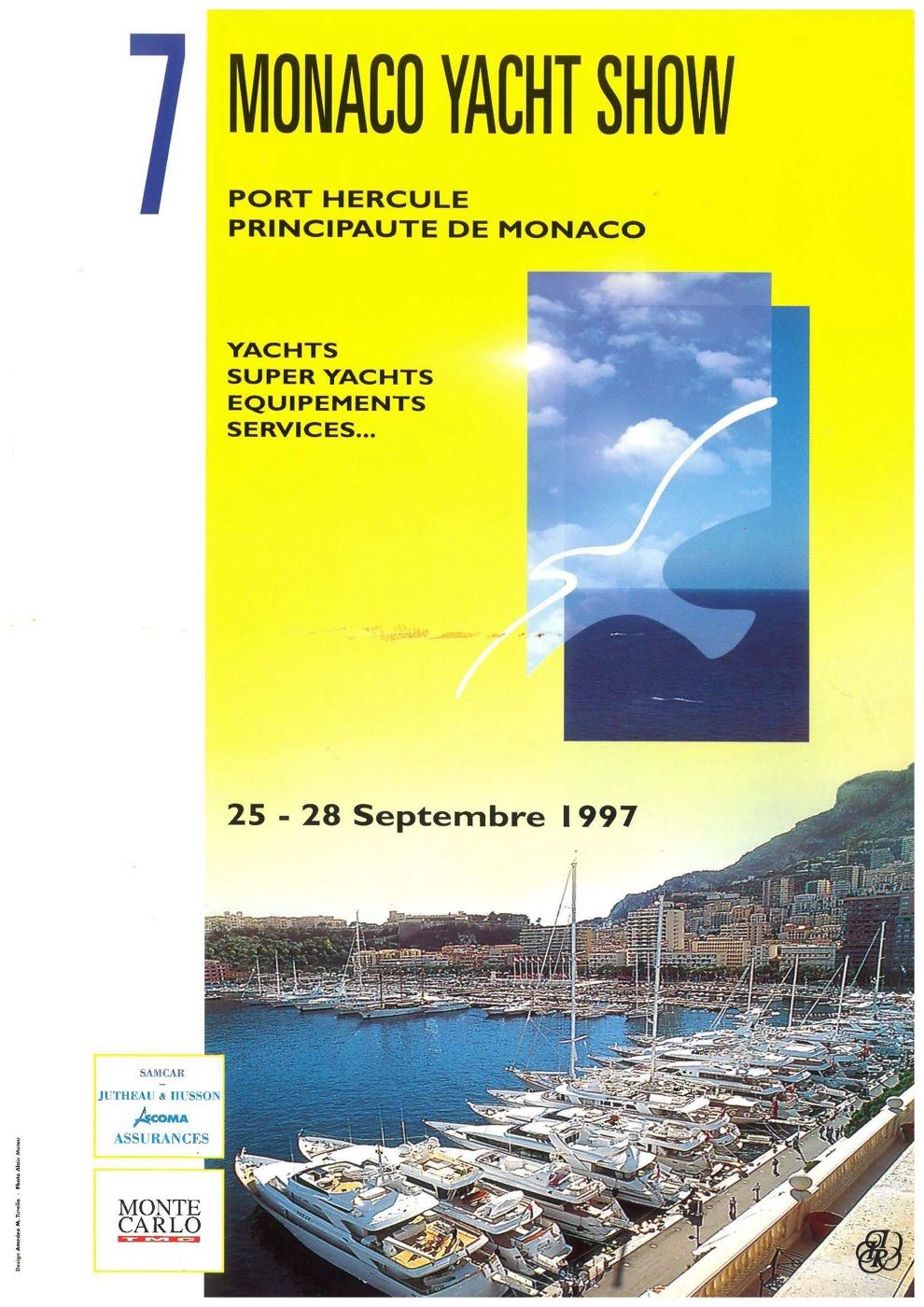 Official poster of the 1997 Monaco Yacht Show