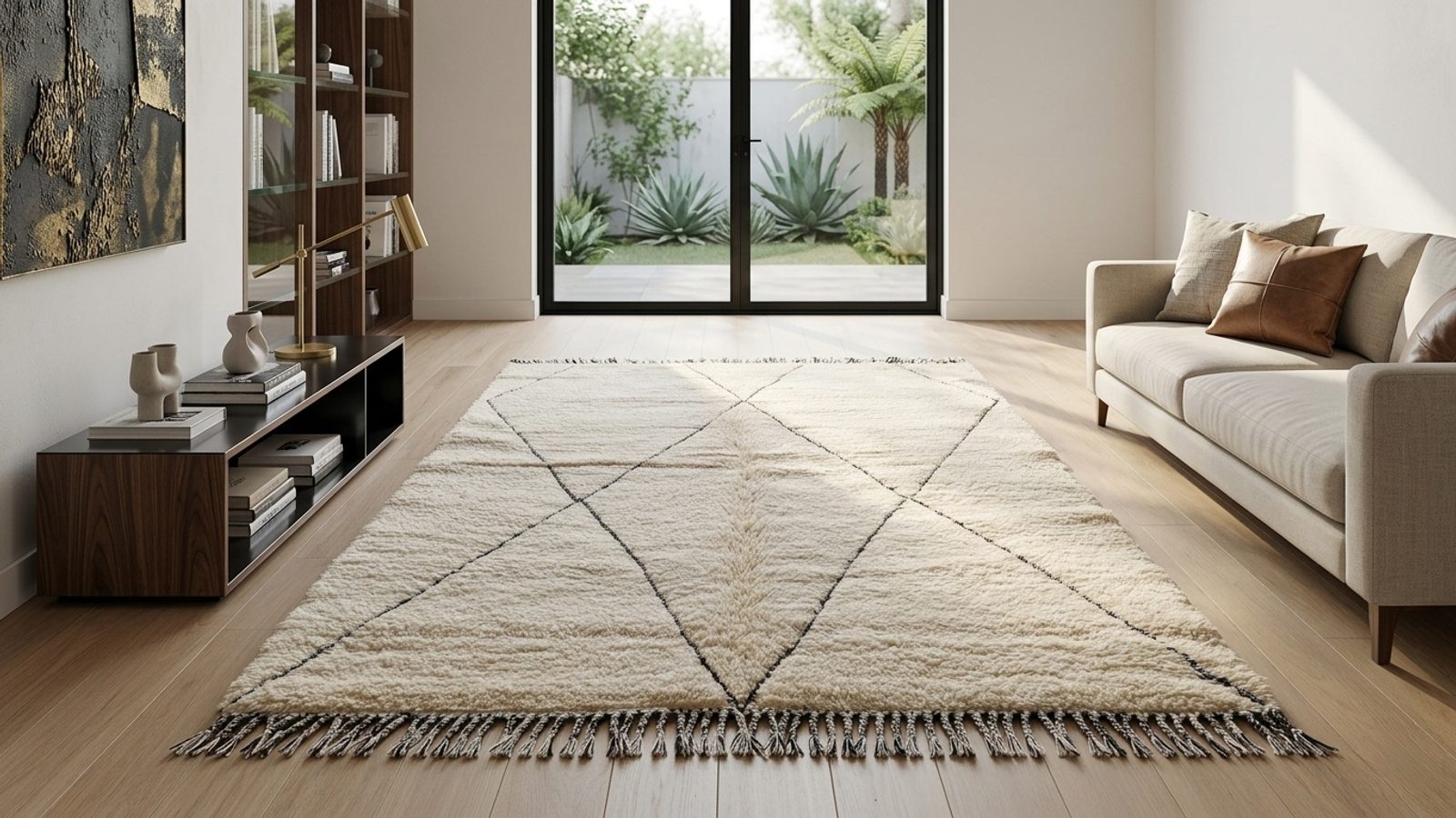 The Whisper — Authentic Beni Ourain Rug — view 2